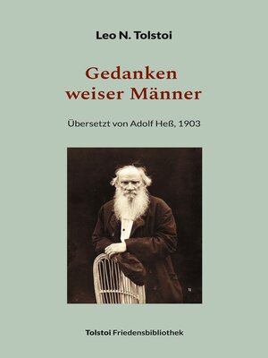 cover image of Gedanken weiser Männer